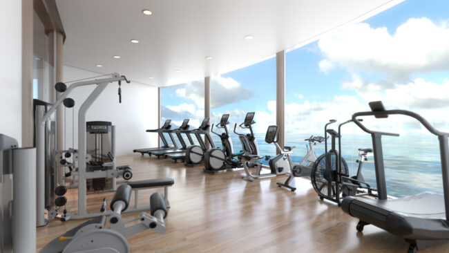 Gym layout render by ProFitness